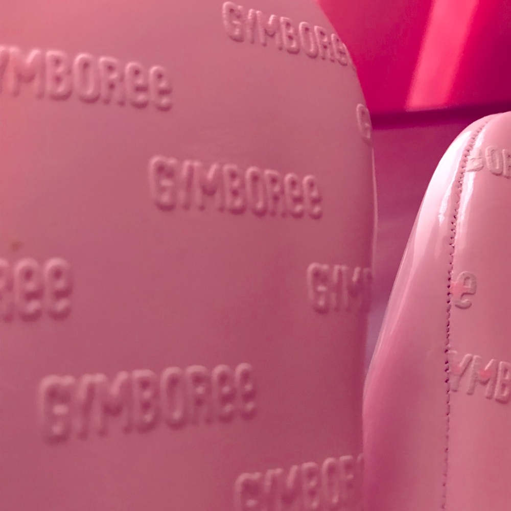 Gymboree pink patent leather shoes